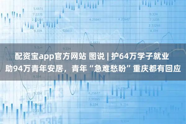 配资宝app官方网站 图说 | 护64万学子就业 助94万青年安居，青年“急难愁盼”重庆都有回应