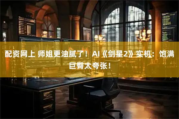 配资网上 师姐更油腻了！AI《剑星2》实机：饱满巨臀太夸张！